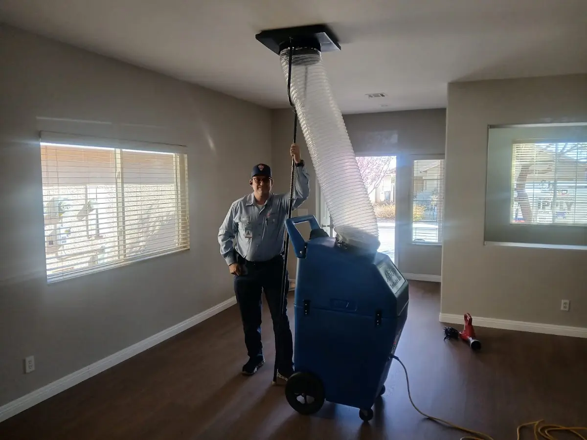 Professional Dryer Vent Cleaning work inside a Wenatchee home